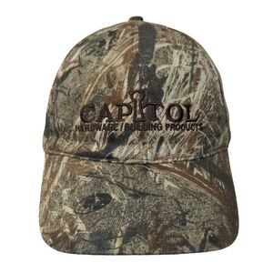 Capitol Hardware Strapback Hat Camouflage One Size Adjustable Chipola
